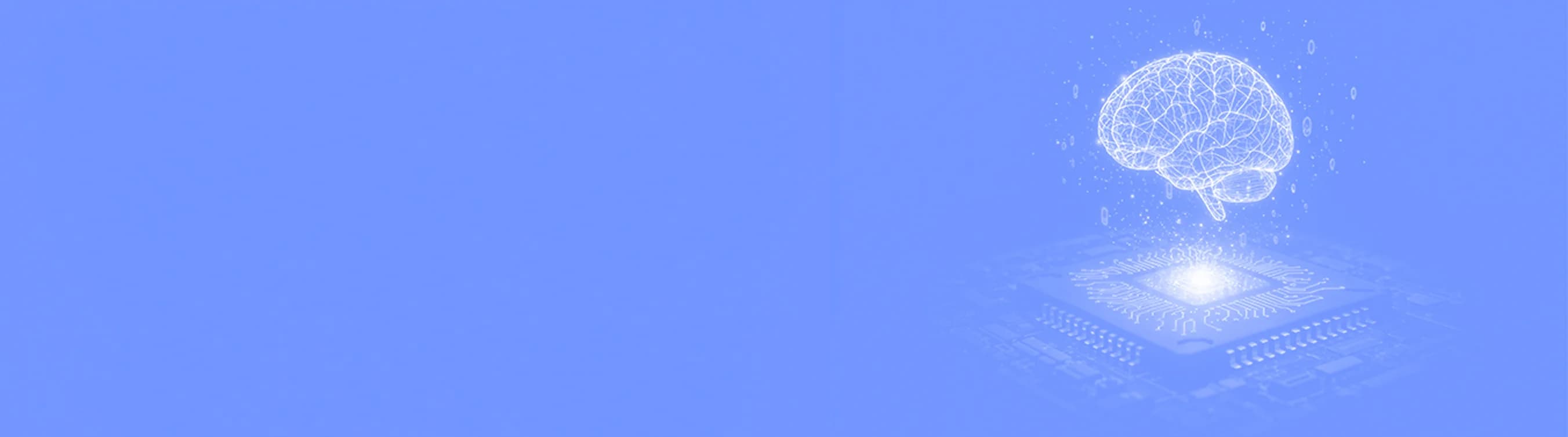 AI services banner background