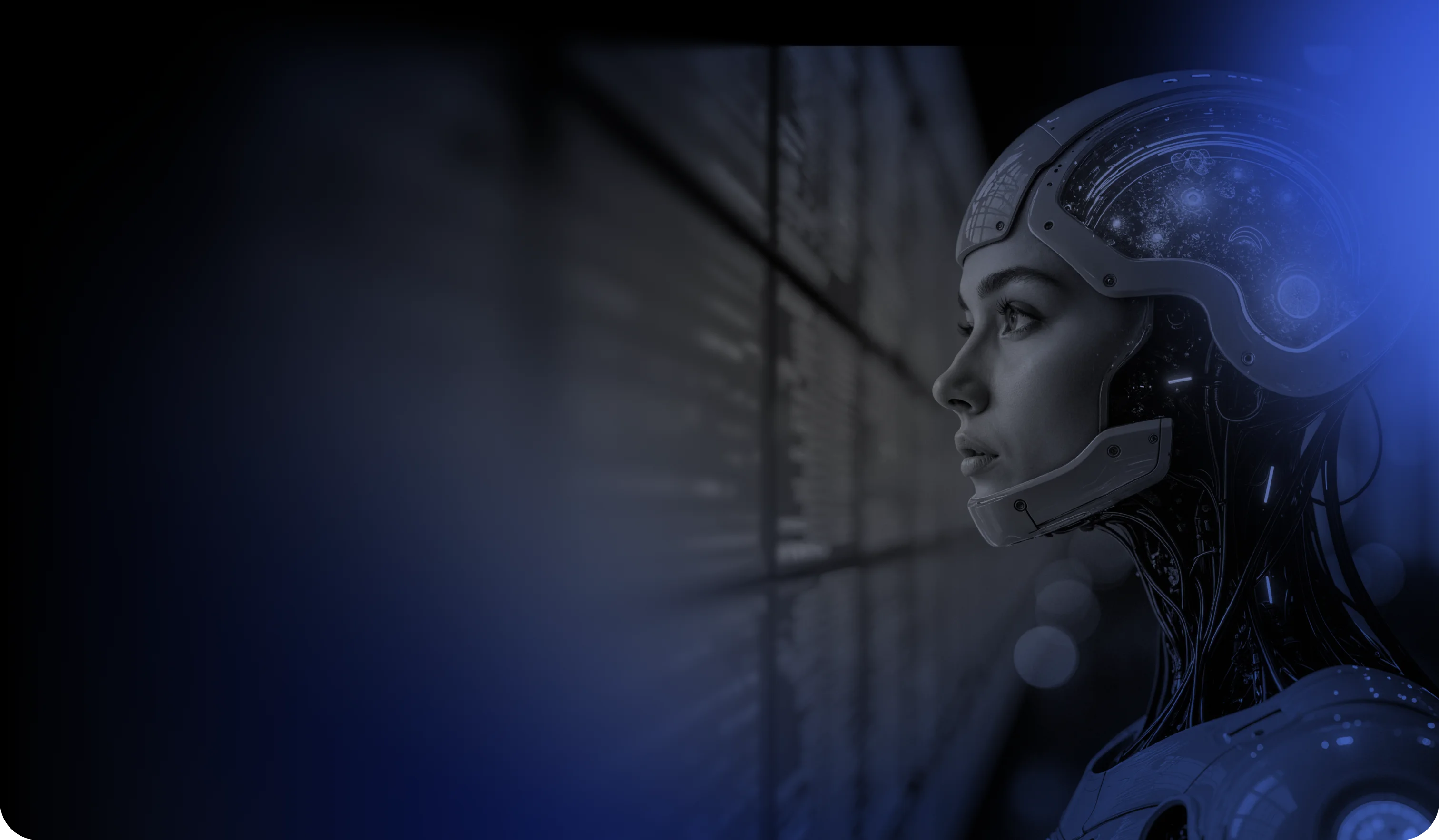 Generative AI services hero background