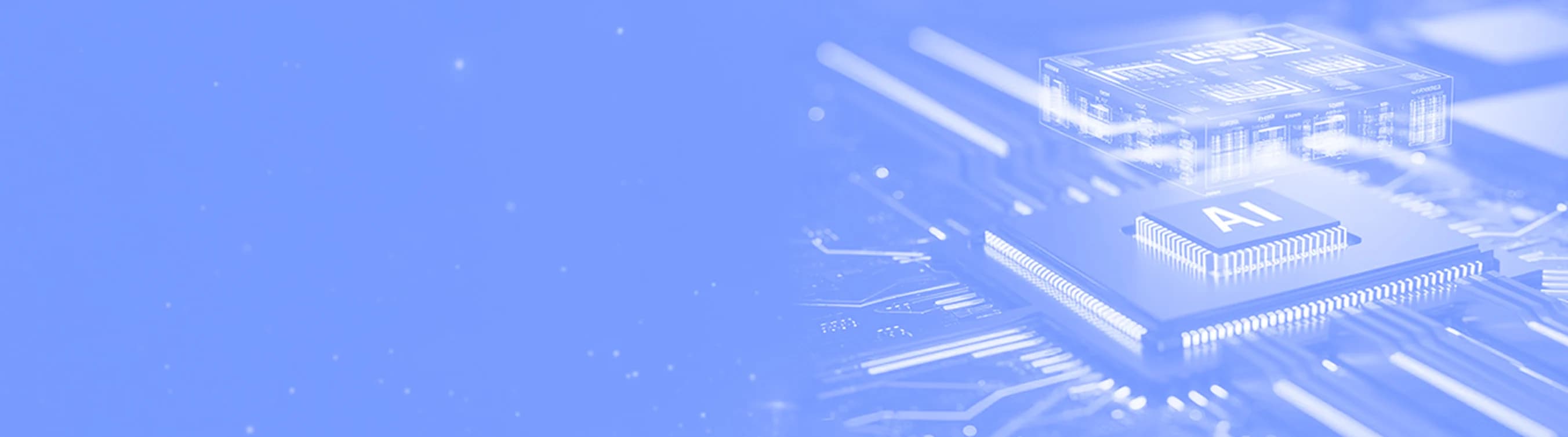 AI services banner background