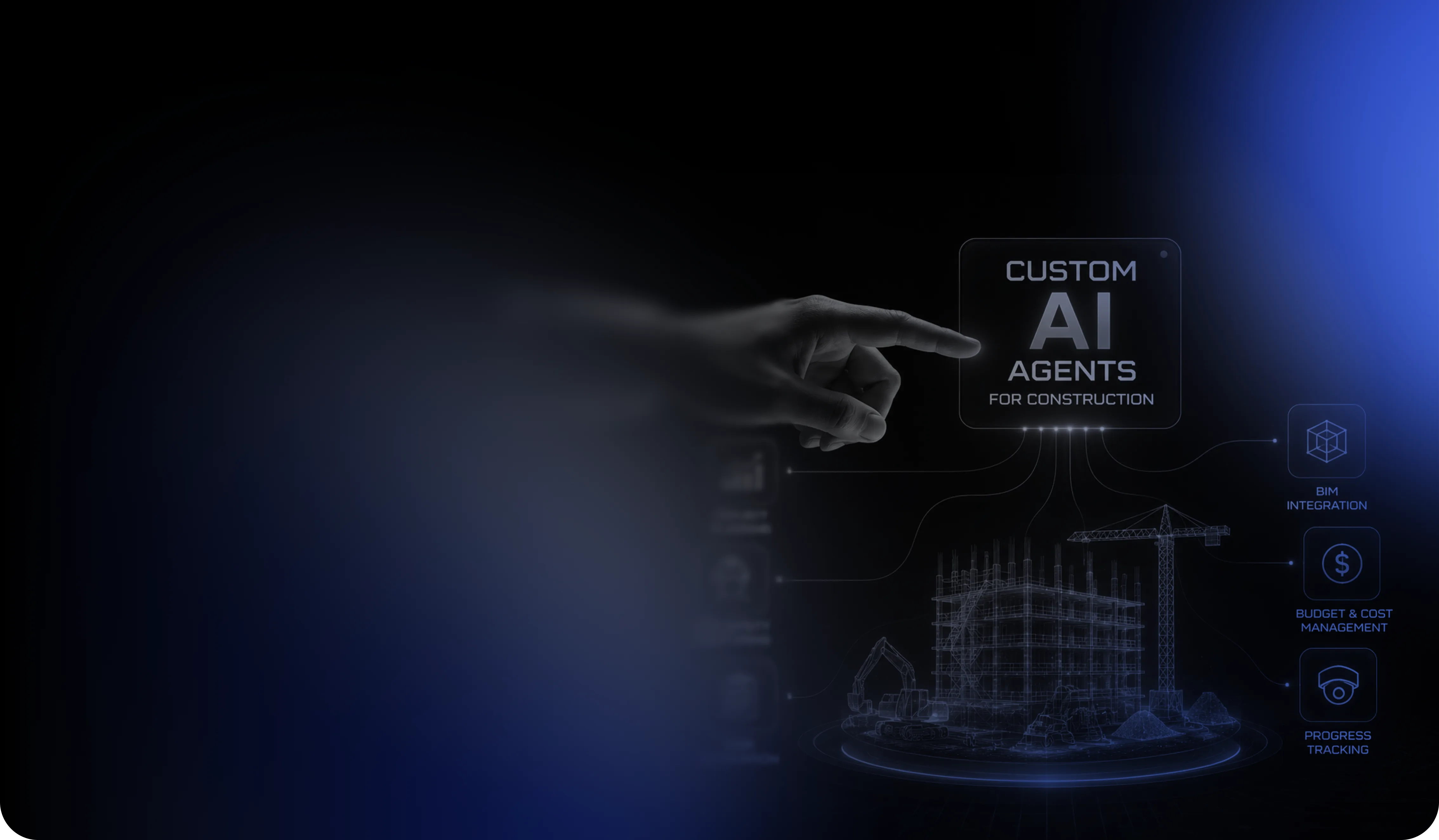 AI services hero background