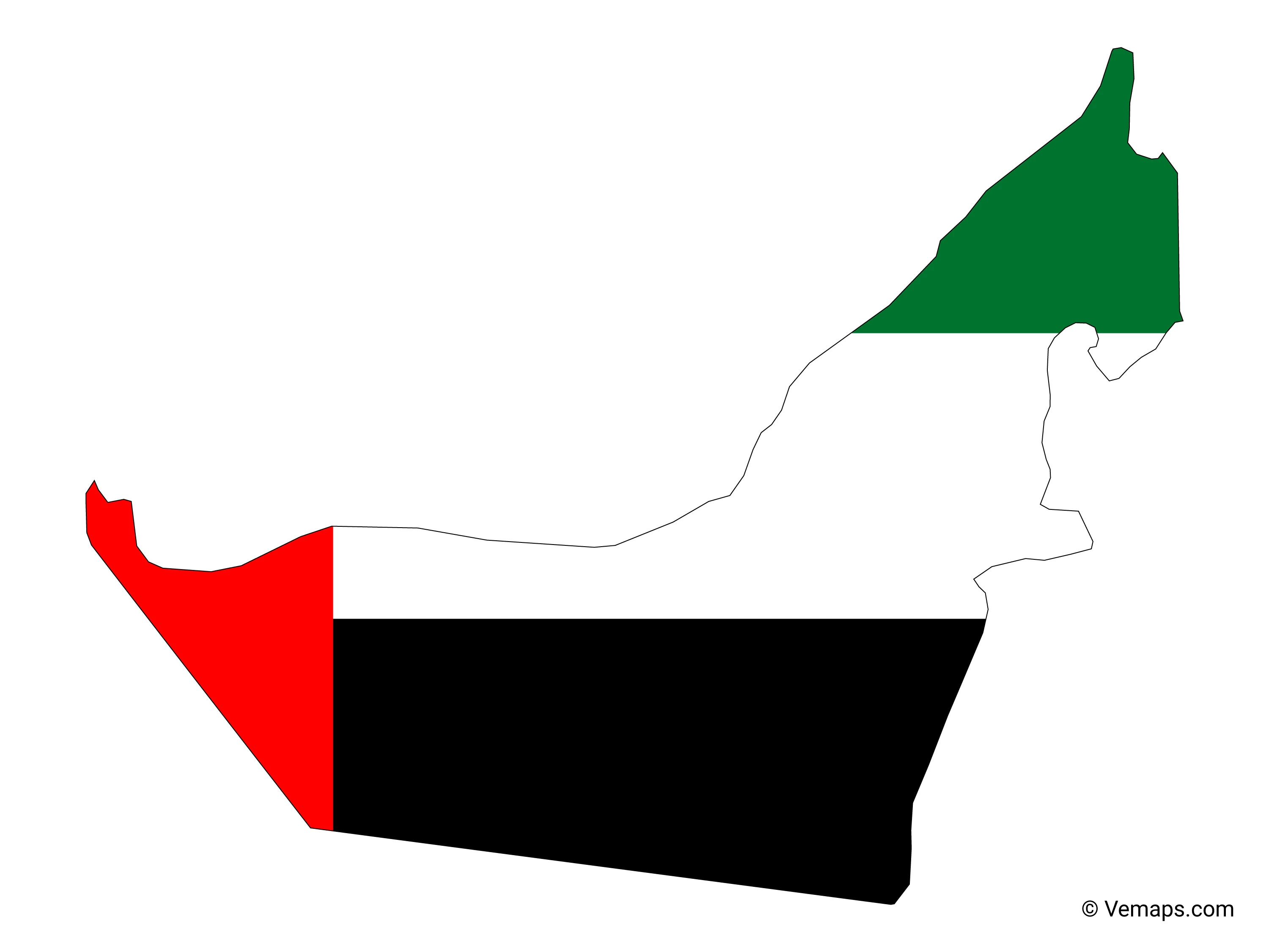 UAE map