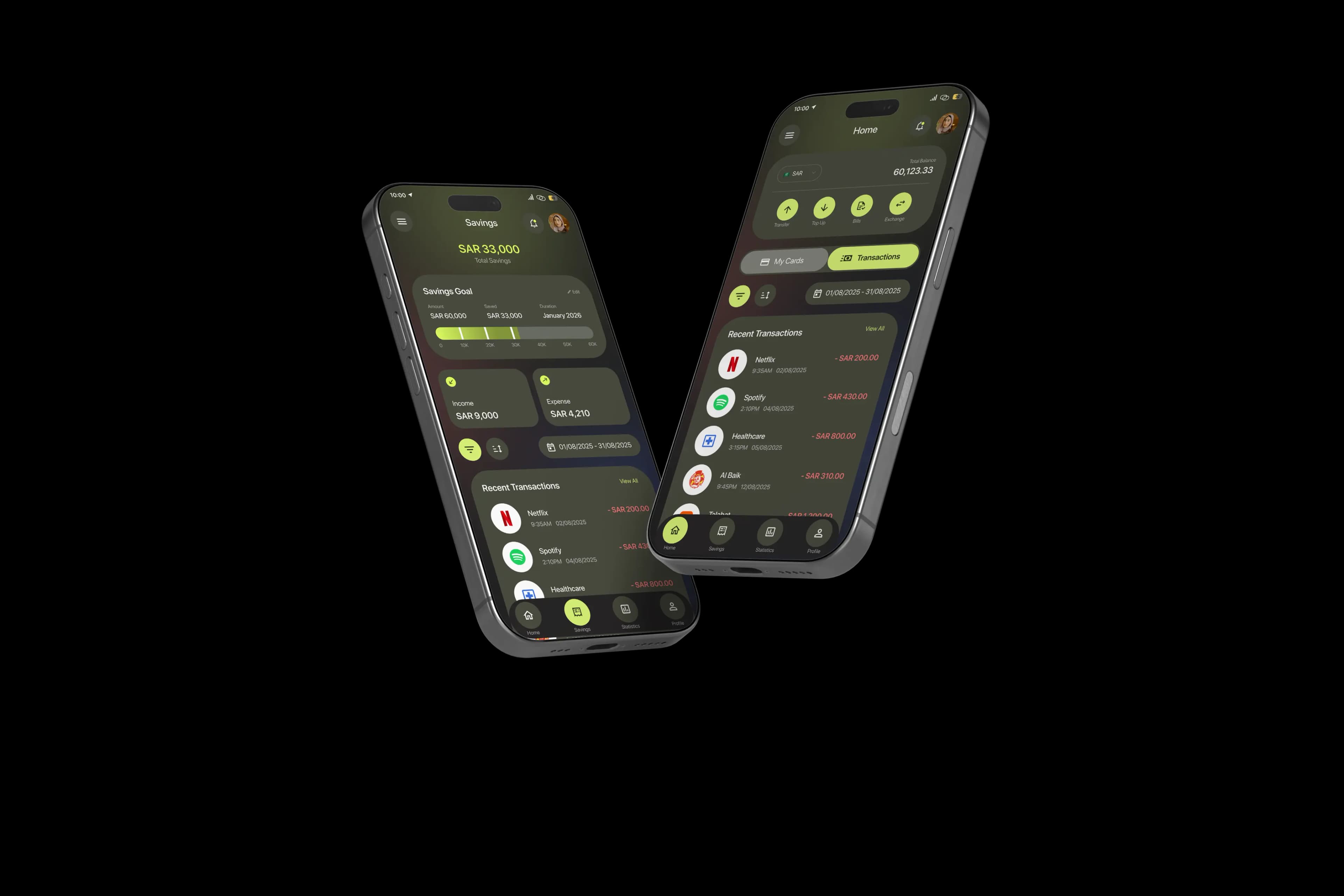 FinTech platform mockup